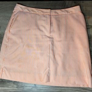Women's Coral Izod Golf Cool XFG Skort Skirt Sz 8 built In Shorts Pockets